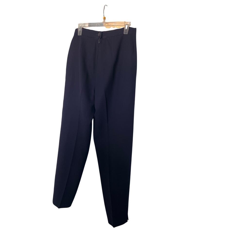 NWOT Gianni Women Navy Wool Pants Size 12. - Picture 3 of 8